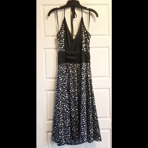 Le Chateau XL halter black & white dress - Picture 1 of 6